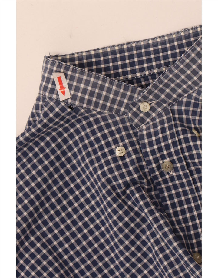 Lacoste Herreskjorte str. 41 Large Navy Blue Gingham
