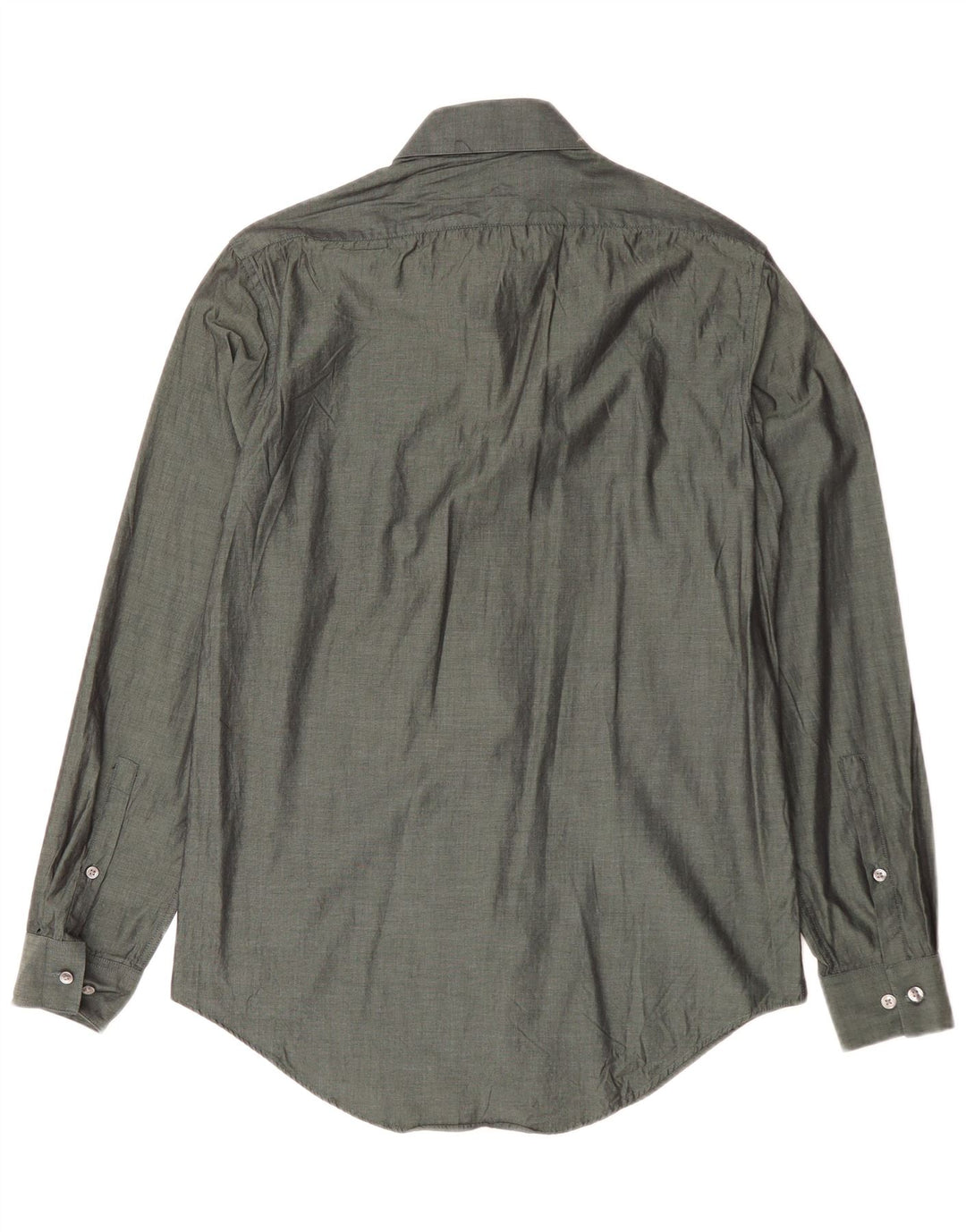 Calvin Klein Mens Shirt Size 14 1/2 Small Green