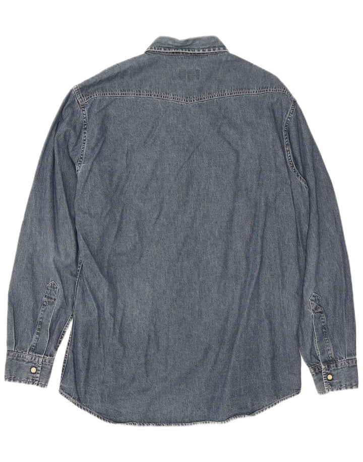 Chemise en jean Brooksfield Homme XL Bleu Coton