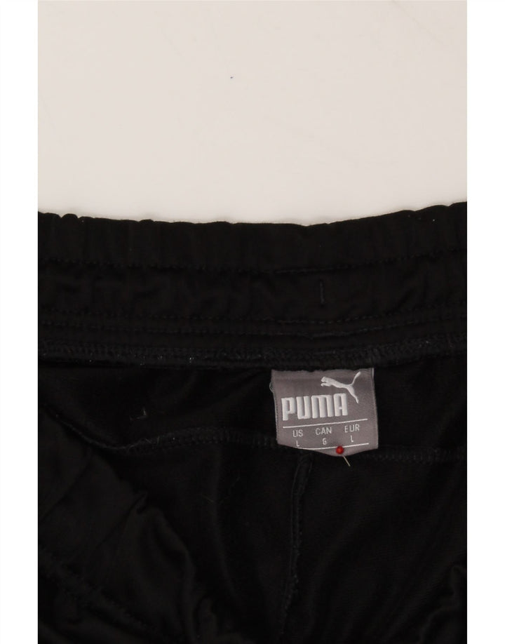 PUMA Mens Tracksuit Trousers Joggers Large  Black Polyester Vintage Puma and Second-Hand Puma from Messina Hembry 