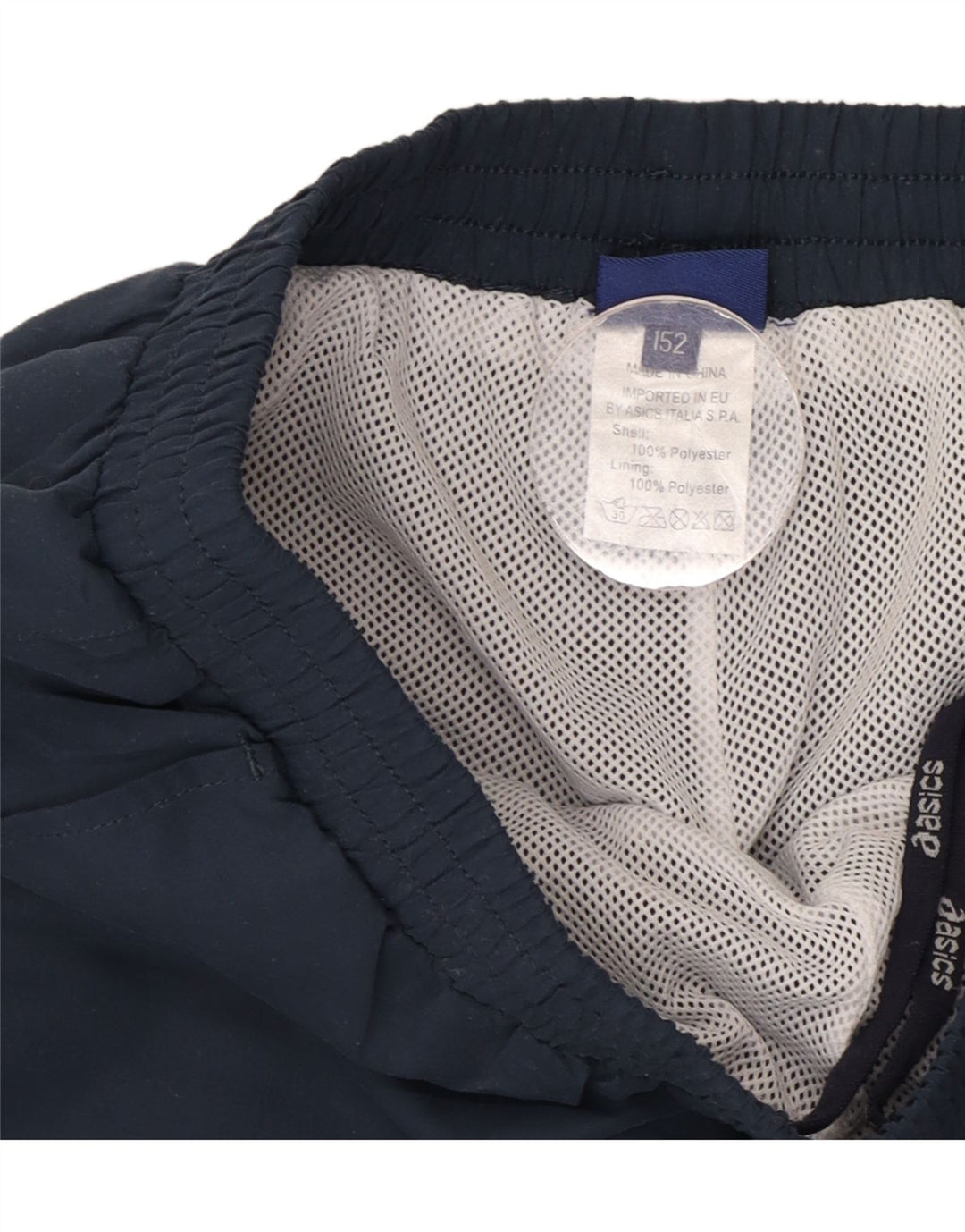 Asics Boys Tracksuit Trousers 11-12 Years  Navy Blue Polyester