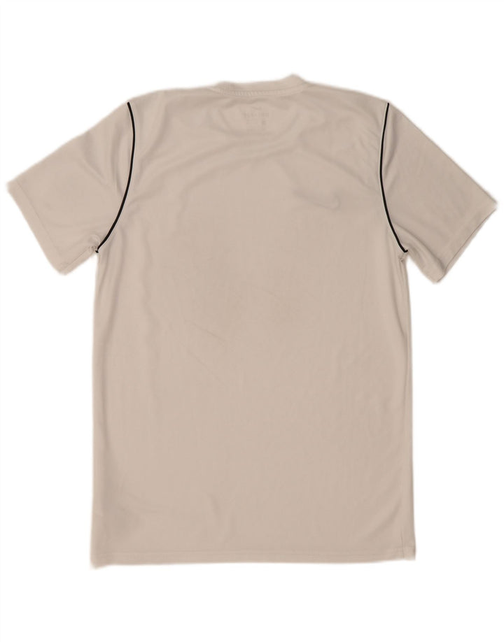Nike Mens Dri Fit T-Shirt Top Medium White Polyester