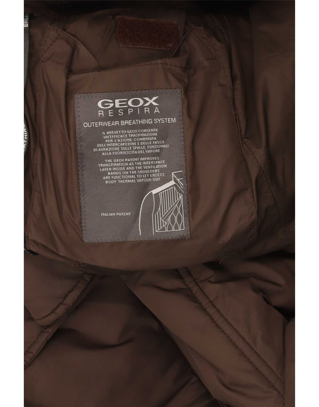Ανδρικό μπουφάν Geox Regular Fit padded UK 38 Medium Brown