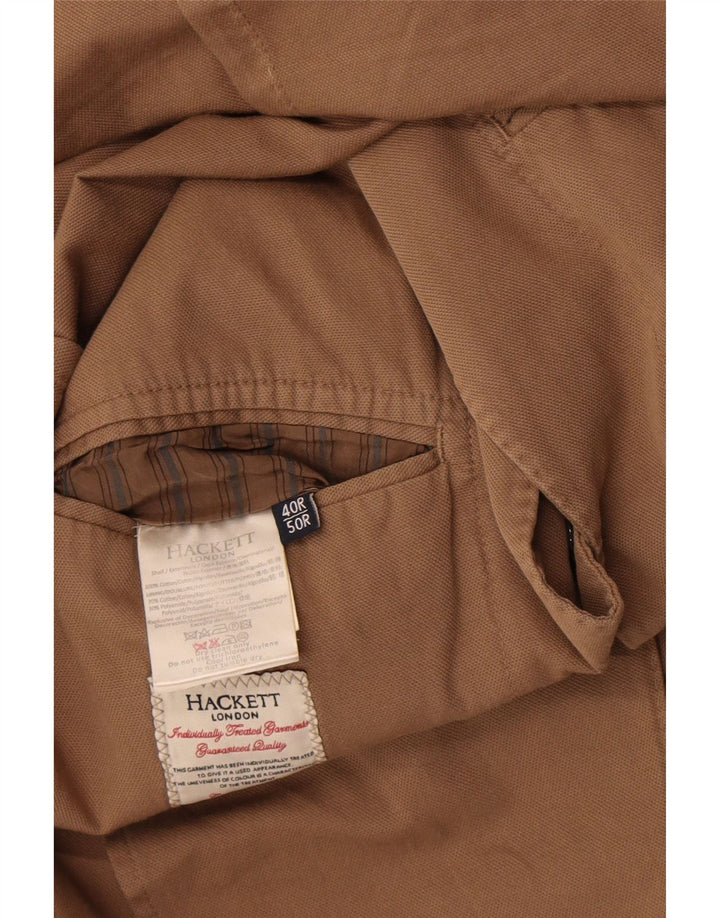 Sacou Hackett pentru bărbați cu 2 nasturi, UK 40, bumbac mare, bej