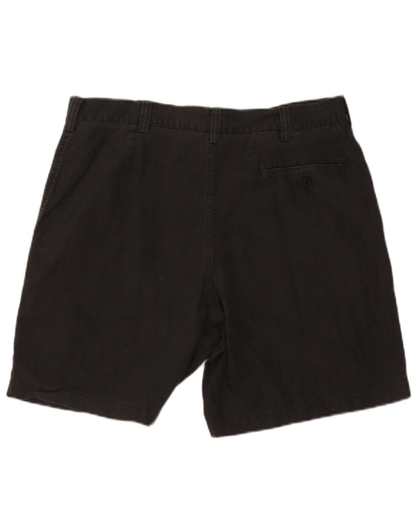 Marks & Spencer Mens Blue Harbour Chino Shorts W36 Large Navy Linen