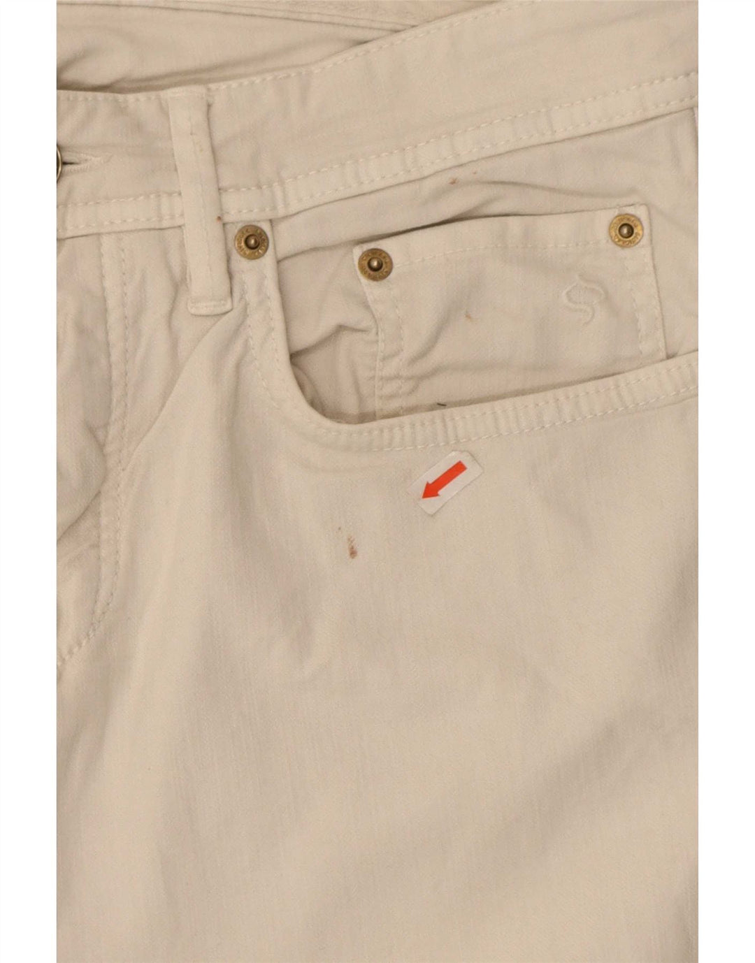 SIVIGLIA Womens Slim Jeans W33 L33 White Cotton