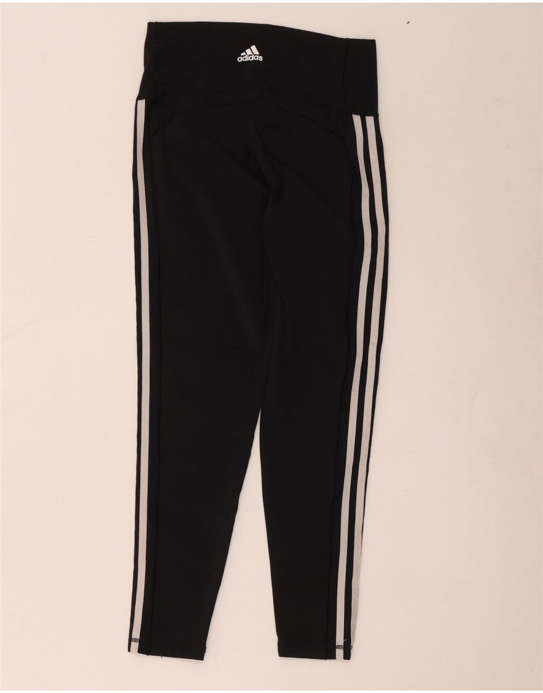 Adidas Womens Crop Leggings UK 12/14 Medium Black