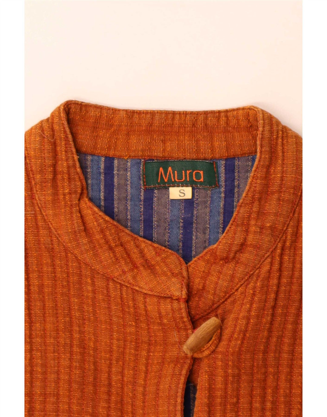 Vintage Dame Bomber Jacket UK 10 Small Orange