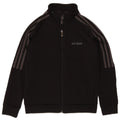 Jachetă de trening pentru băieți ADIDAS 9-10 ani, poliester negru