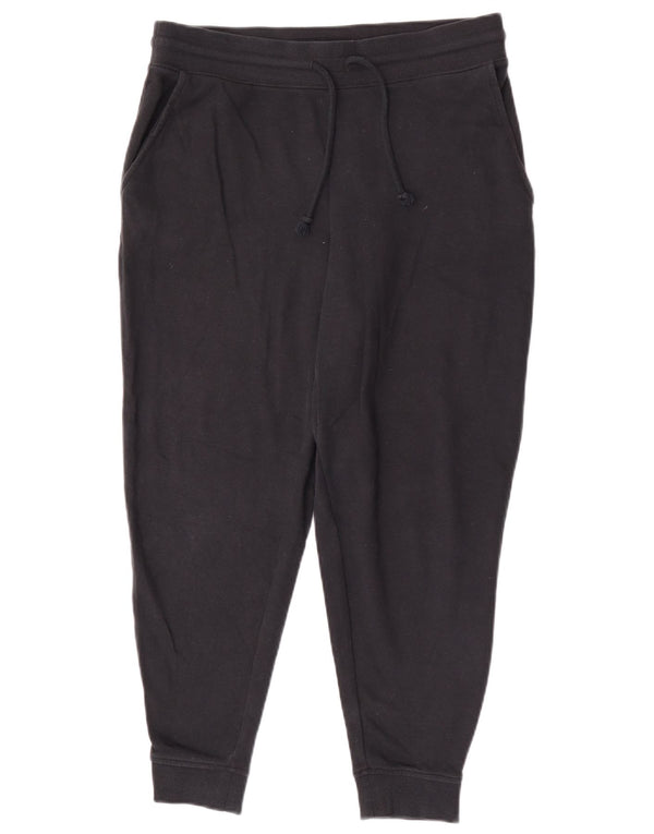 Pantaloni da tuta da donna Marks & Spencer Joggers UK 14 Large Nero Cotone