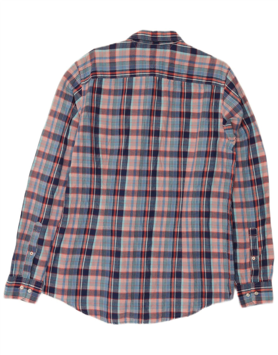 Camicia da uomo Tommy Hilfiger XL Lino a quadri blu