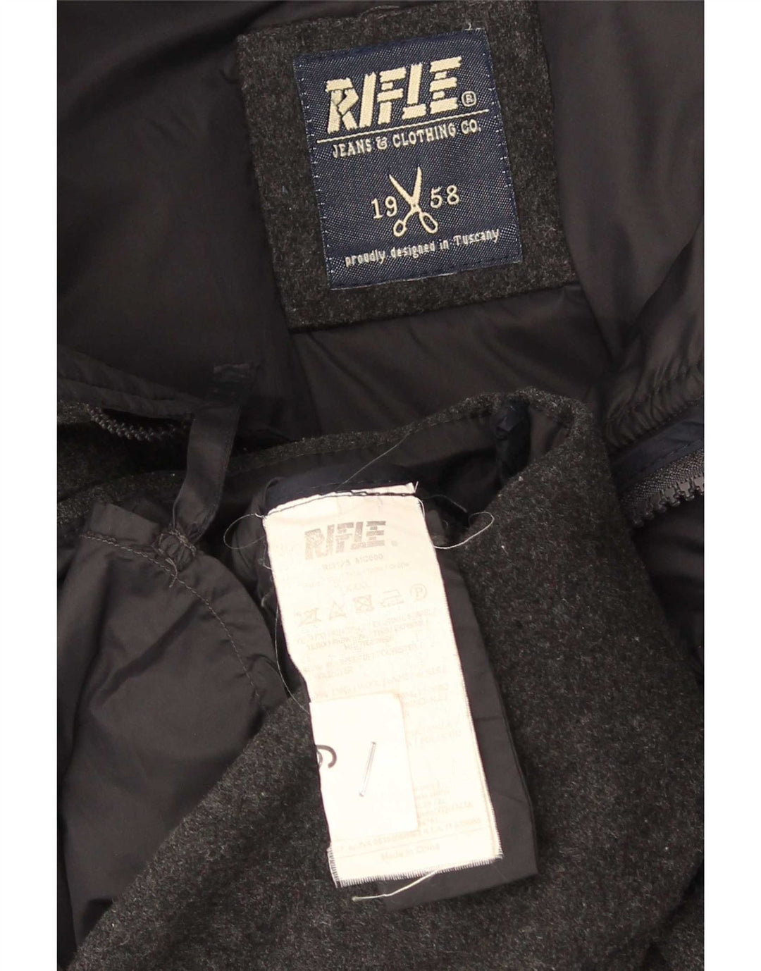 Rifle Veste matelassée pour homme UK 46 3XL Gris