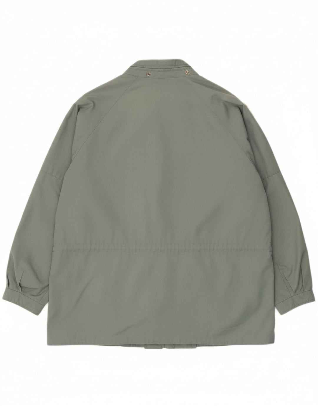 VINTAGE Womens Oversized Utility Jacket IT 44 Medium Grey Polyester Vintage Vintage and Second-Hand Vintage from Messina Hembry 
