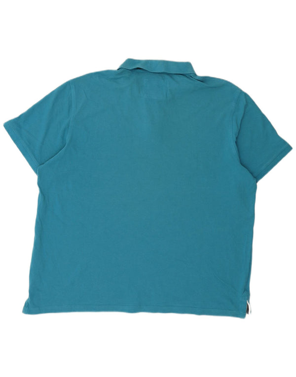 Мужская рубашка-поло Crew Clothing 2XL, синяя, хлопок