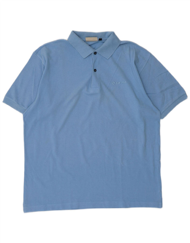 Lotto Mens Polo Shirt XL Blue