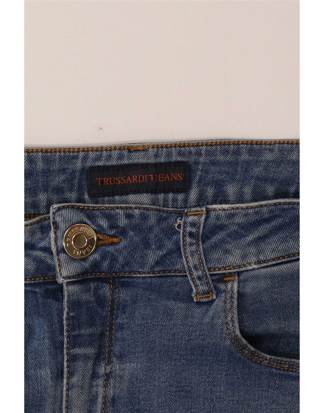 Trussardi Damen Slim Jeans W29 L32 Blau