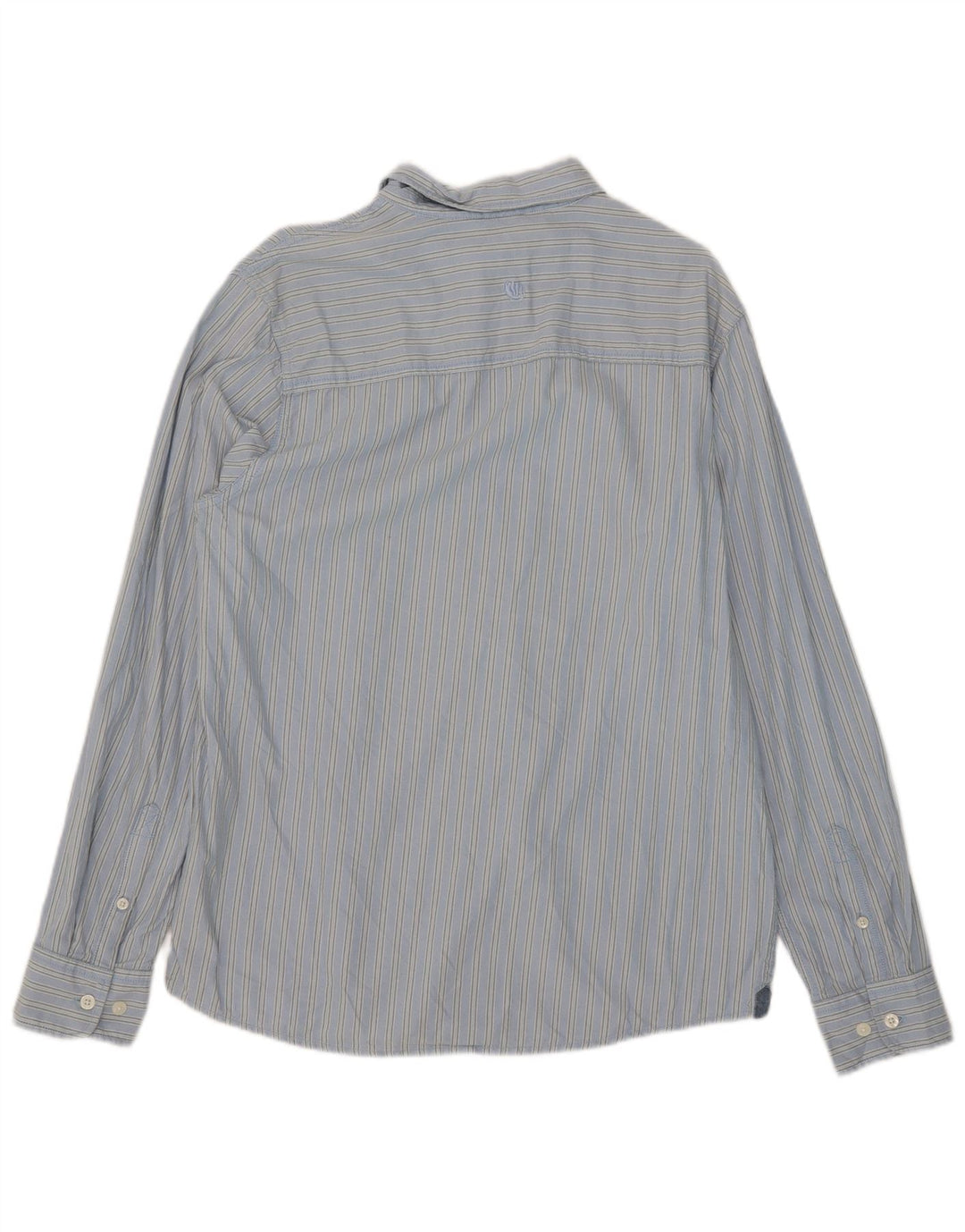 Camicia da uomo Fat Face in cotone a righe blu medio