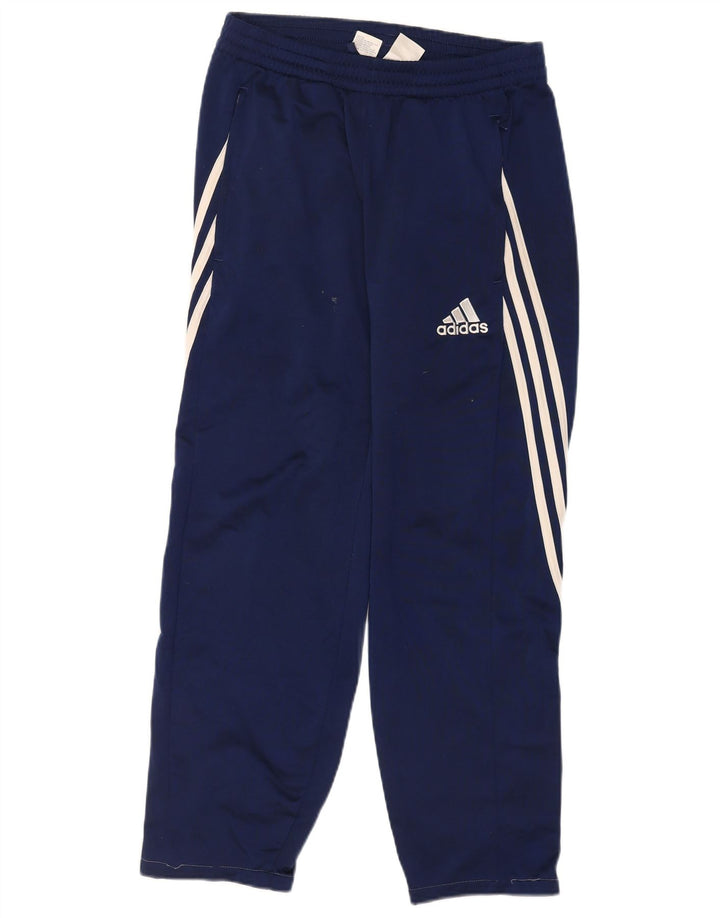 Adidas Mens Tracksuit Trousers Small Navy Blue Polyester
