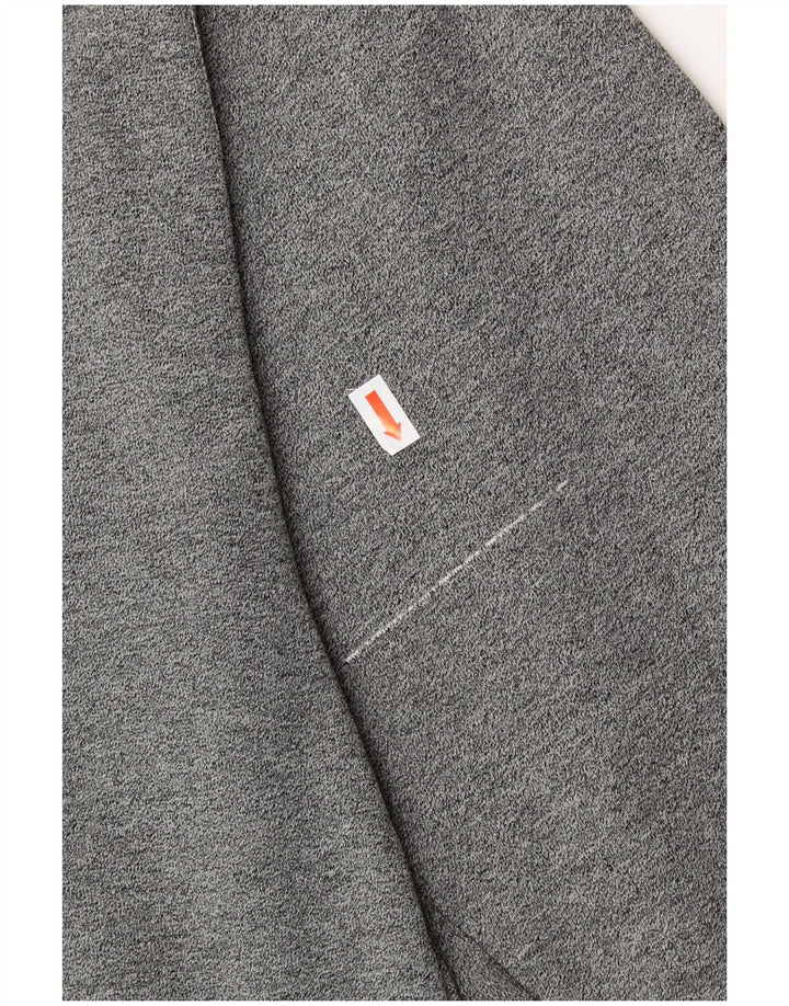 CHAMPION Mens Graphic Sweatshirt Jumper Large Grey Cotton