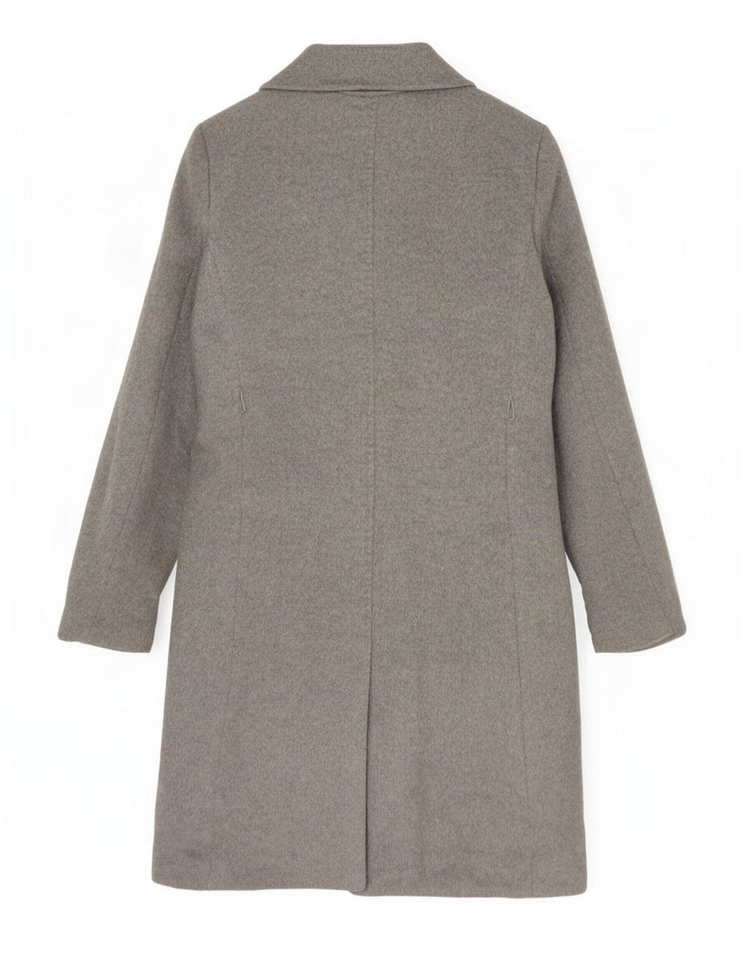 Max Mara Γυναικείο Πανωφόρι UK 10 Small Grey Wool