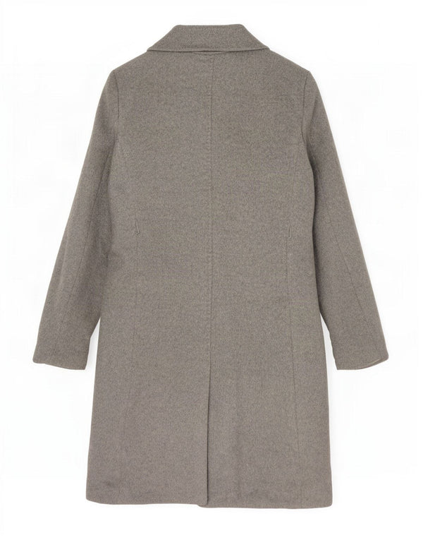 Max Mara Γυναικείο Πανωφόρι UK 10 Small Grey Wool