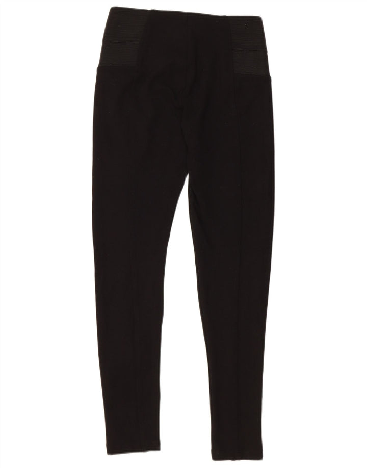 Zara Womens Leggings UK 10 Small Black