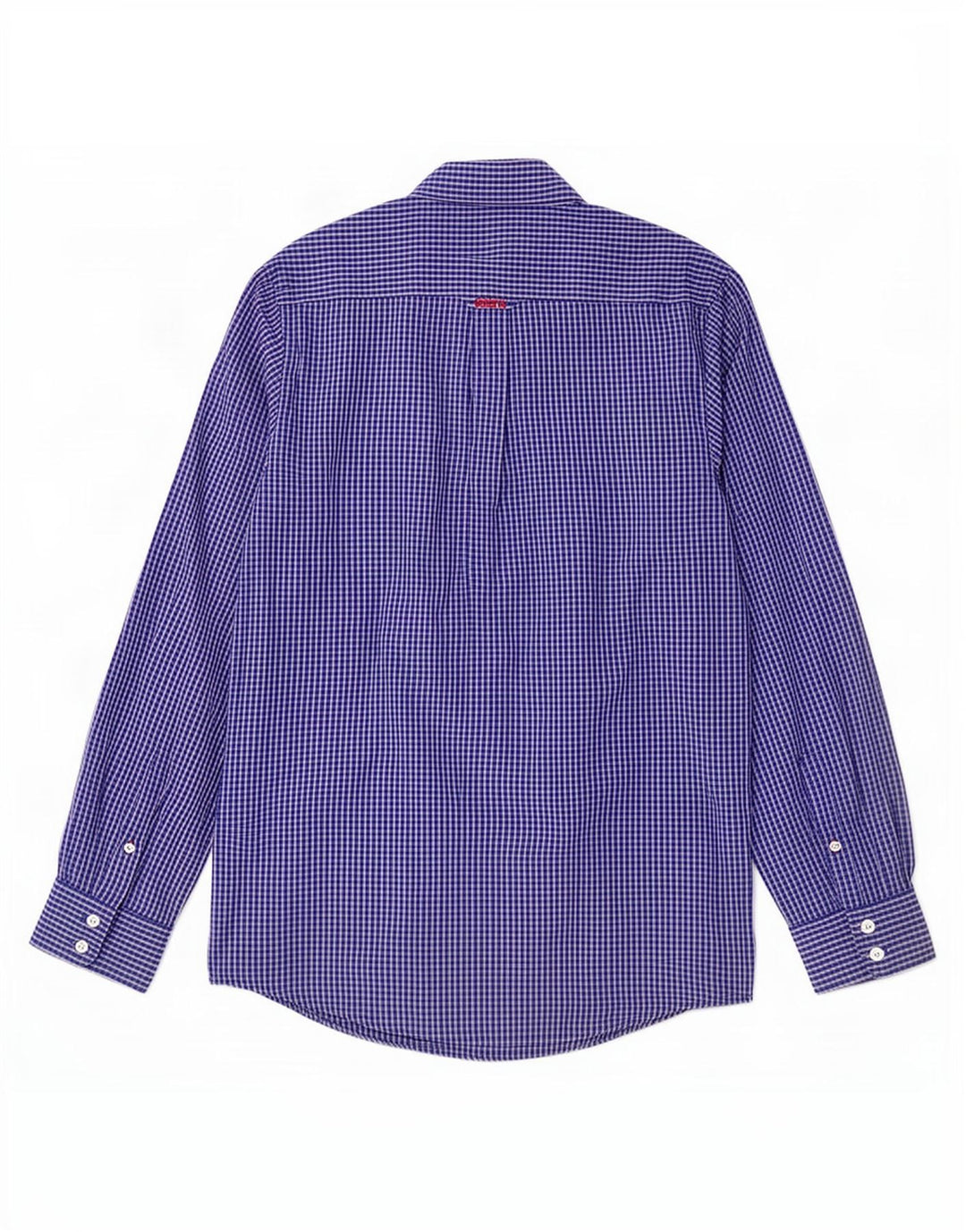 Crew Clothing Camisa de corte clásico para hombre Algodón a cuadros azul medio