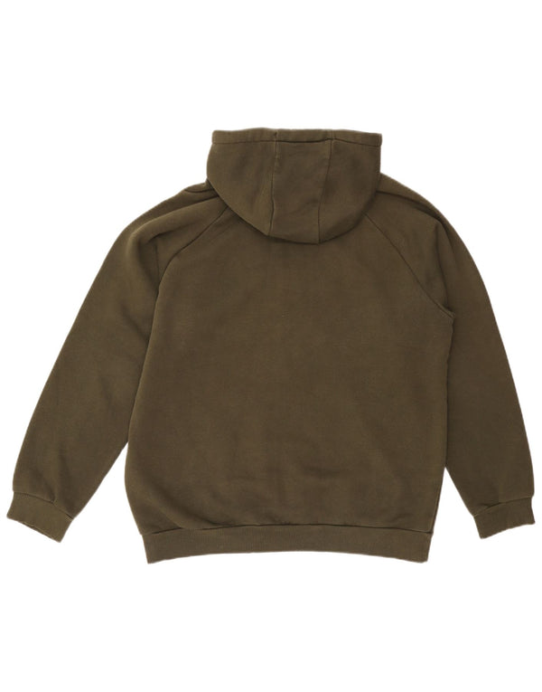 Adidas Grafisk hættetrøje til mænd Large Khaki Bomuld