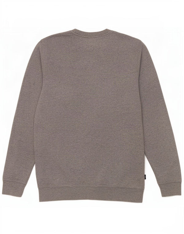 Vans Mens Graphic Sweatshirt Jumper Small Grey Flecked Cotton