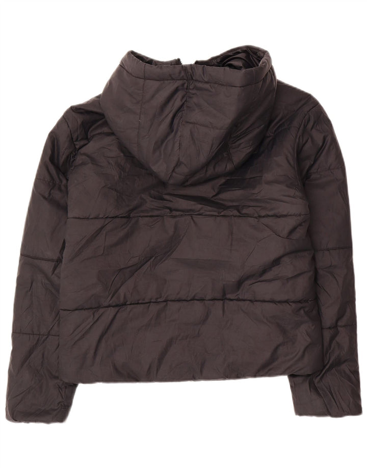 Nike Womens Hooded Reversible Padded Jacket UK 10 Small Black