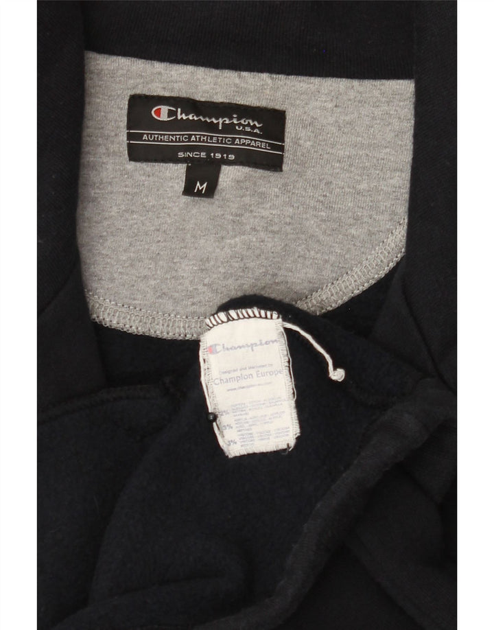 CHAMPION Mens Tracksuit Top Jacket Medium Black Cotton Vintage Champion and Second-Hand Champion from Messina Hembry 
