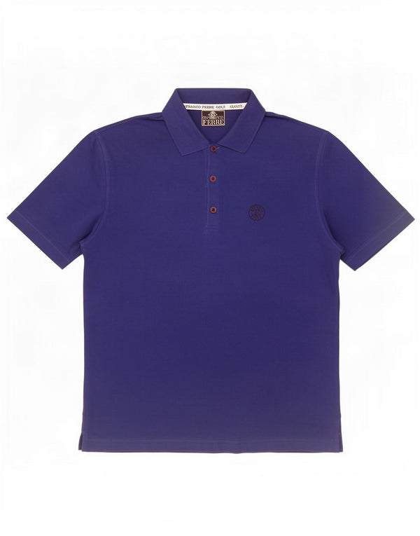 Gianfranco Ferre Polo Hombre XL Algodón Azul