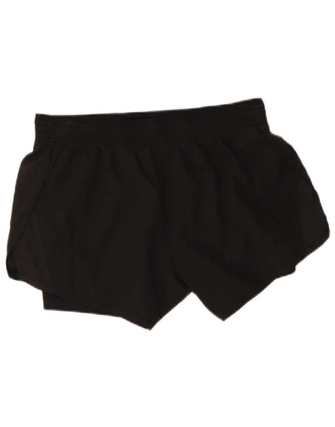 NIKE Womens Dri Fit Sport Shorts UK 14 Medium  Black Polyester