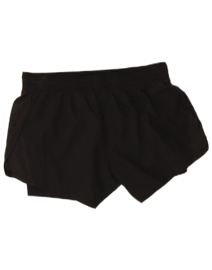 NIKE Womens Dri Fit Sport Shorts UK 14 Medium  Black Polyester