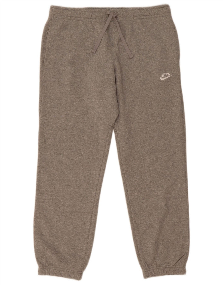 Nike Mens Tracksuit Trousers Joggers Medium  Grey Cotton