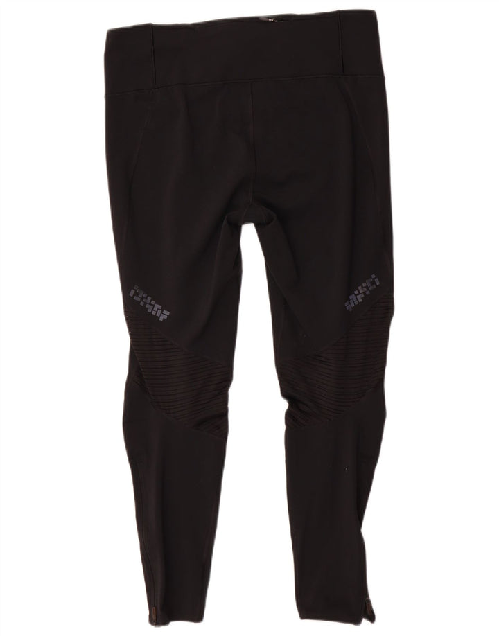 Adidas Womens Climacool Graphic Leggings UK 16/18 Large Black Polyester