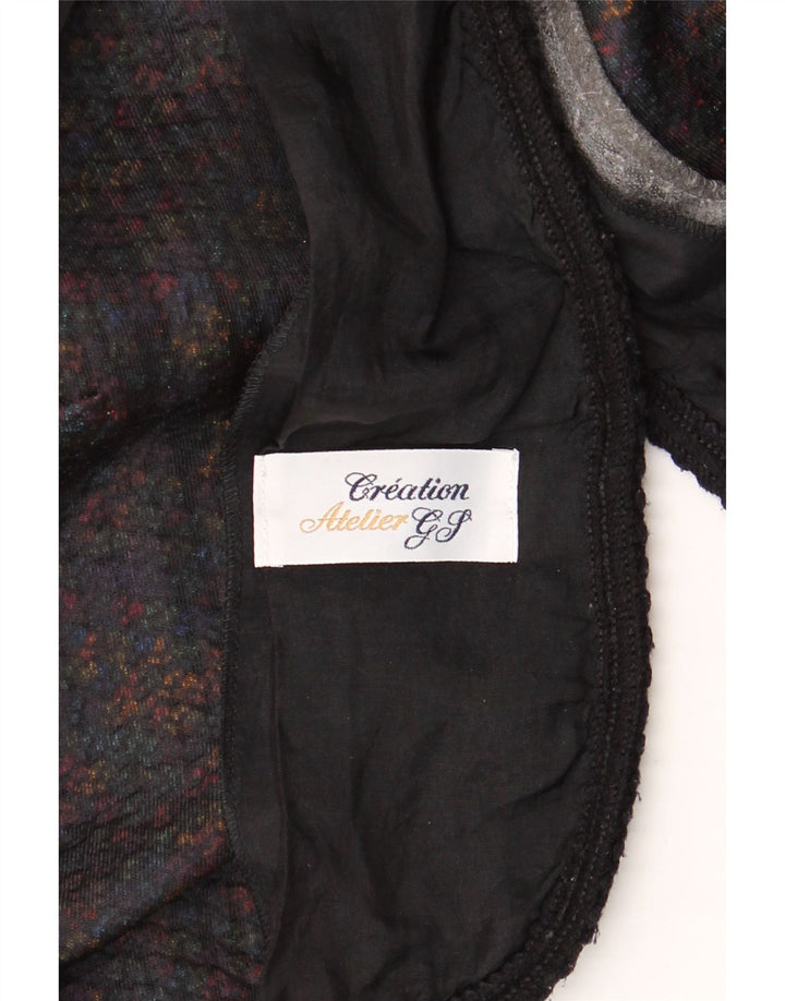 VINTAGE Womens 5 Button Blazer Jacket UK 14 Medium Multicoloured Flecked Vintage Vintage and Second-Hand Vintage from Messina Hembry 
