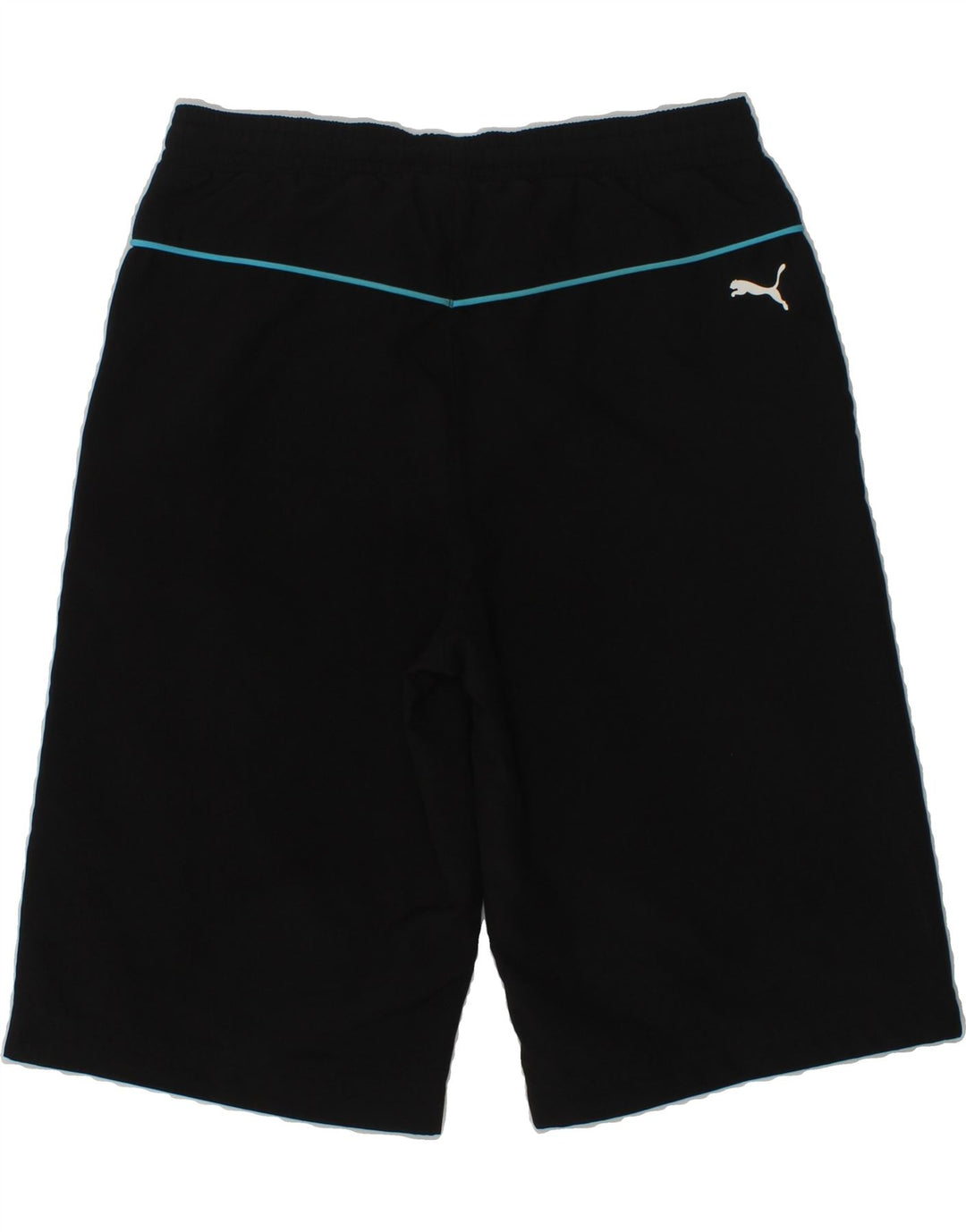 PUMA Boys Graphic Sport Shorts 7-8 Years Black | Vintage Puma | Thrift | Second-Hand Puma | Used Clothing | Messina Hembry 