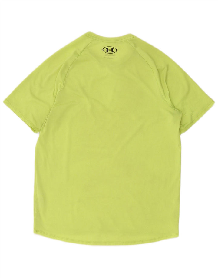 Under Armour Mens T-Shirt Top Medium Green Polyester