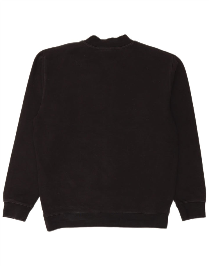 Zara Mens Sweatshirt Jumper Medium Black