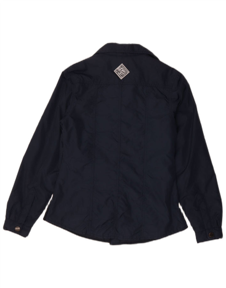 Tucano Urbano Womens Bomber Jacket UK 2 2XS Navy Blue Polyester