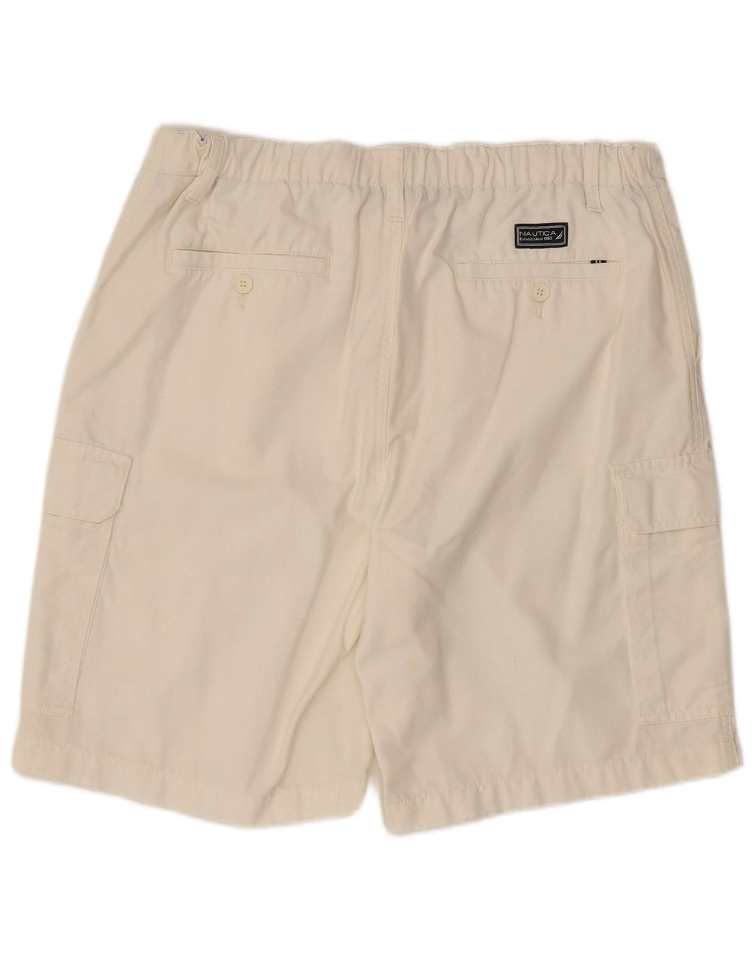 Nautica Herre Cargo Shorts W34 store hvide bomuld