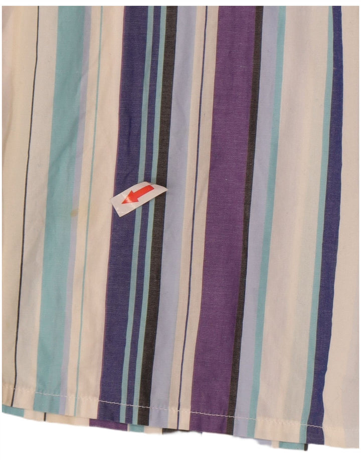 Camicia a maniche corte da uomo Paul Smith in cotone a righe multicolori medie