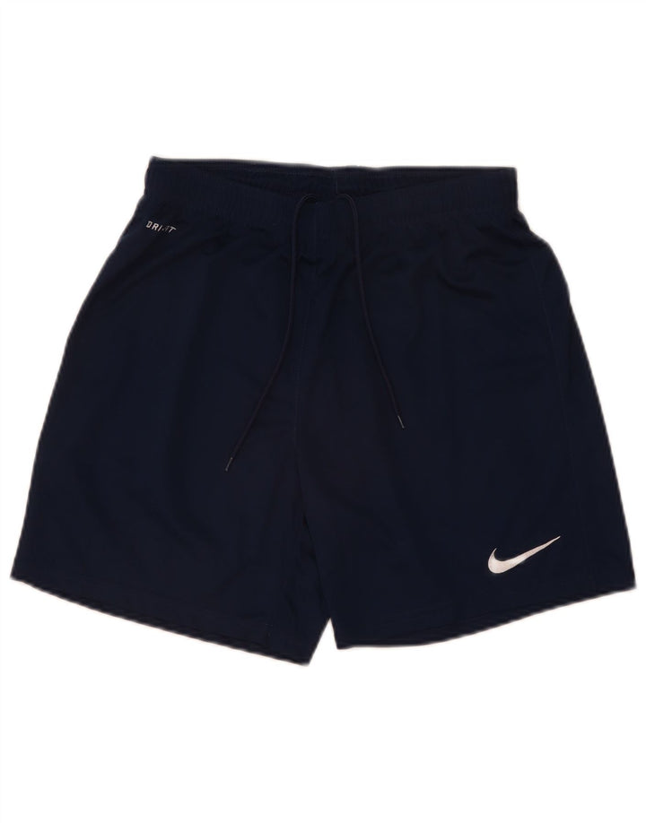 Nike Mens Dri Fit Sport Shorts Small  Navy Blue Polyester