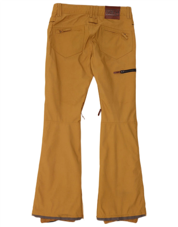 Pantaloni da sci cargo da donna DC UK 10 piccoli in nylon beige