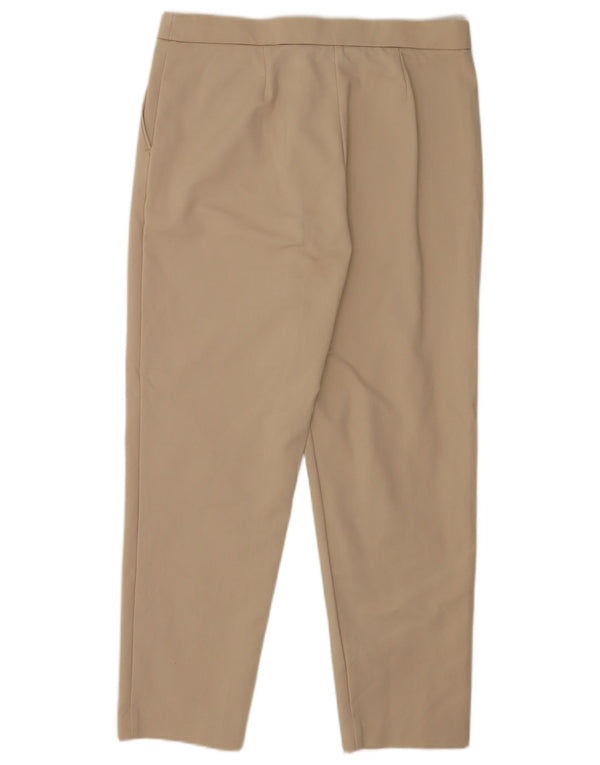 Marks & Spencer Damen gerade Freizeithose UK 14 Large W32 L27 Beige
