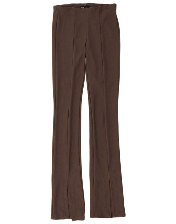 Zara Dame Flare Casual Bukser XS W24 L34 Grå