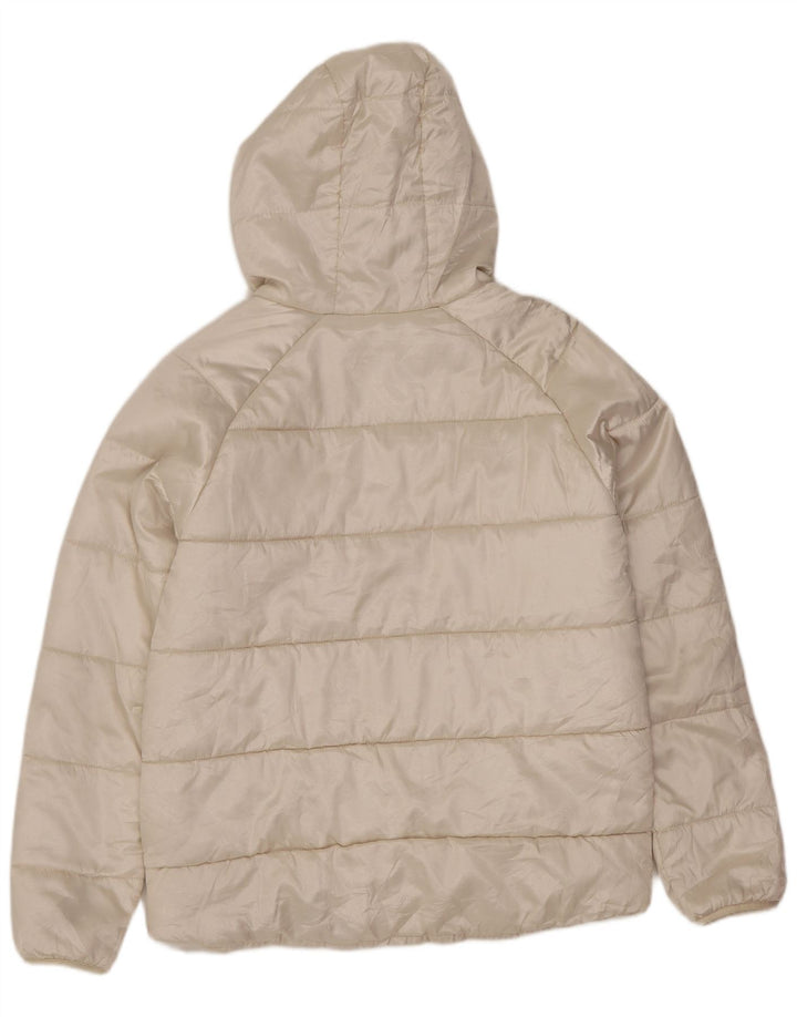 The North Face Girls Padded Jacket 11-12 Years Large Off White Polyester