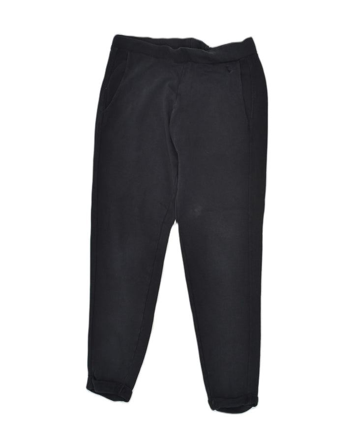 JACK WILLS Womens Tracksuit Trousers UK 10 Small Black Cotton | Vintage Jack Wills | Thrift | Second-Hand Jack Wills | Used Clothing | Messina Hembry 
