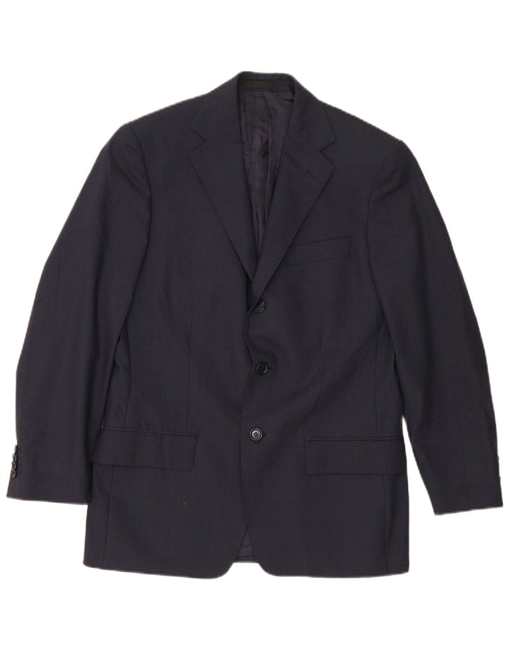 Giacca blazer da uomo a 3 bottoni Boggi UK 36 Small Blu Navy